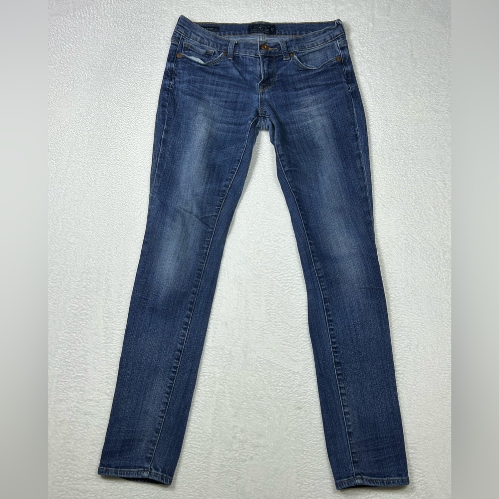 Lucky Brand Jeans Charlie Skinny 4/27 Blue Denim Med Wash Stretch W29 L38.5